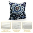 thumbnail image 4 of Nawypu  Throw Pillow Cover Blue White Porcelain The Flower Cushion Case Home Office Sofa Hidden Zipper Pillowcase Standard Two Sides Printed, 4 of 5