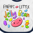 thumbnail image 4 of Inktastic Papa's Little Jellybean Cute Easter Candy Boys or Girls Baby Bib, 4 of 4