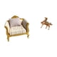 thumbnail image 5 of Modelo De Sofá En Miniatura Y Figuras De Caballos, Artesanías Vintage, Muebles De Simulación, Juguete Para Casa De Muñecas, Escena De Vida DIY Y Decoración Del Hogar., 5 of 8