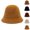 Yellow, variant on HAJWOH Women's Winter Knitted Bucket Hat Fashion Basin Cap Comfortable Warm Fisherman Hat for Outdoor Daily Wear