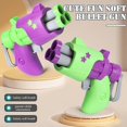 thumbnail image 2 of Pistola de juguete, mini juguete de disparo con 3 piezas de balas de espuma suave anticaída, juego de rompecabezas, juguetes de regalo para cumpleaños, morado al azar, 2 of 4