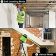 thumbnail image 5 of 1640Ft/500M Self-Leveling Rotary Laser Level with Plumb Points, Green Rotary Laser Tool Kit with Receiver, Remote Control and Goggles, 5 of 9