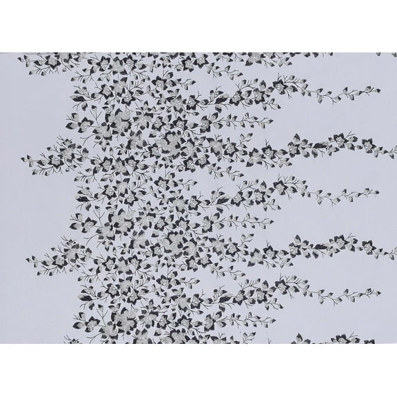 Zelouf Yarrow Embroidery Sequin Glitter Mesh , Sewing, DIY, Crafts Fabric by the Yard, Black, 1 Yard