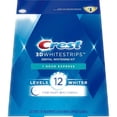 thumbnail image 1 of Crest 3D Whitestrips Kit de tiras blanqueadoras de dientes exprés de 1 hora, 20 tiras (paquete de 10 unidades), 1 of 1