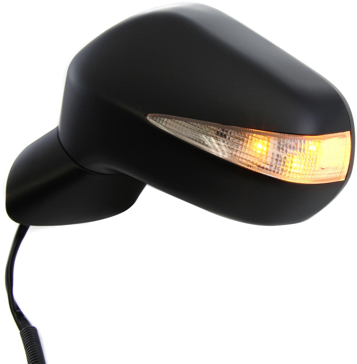 Mirror Compatible With 2006-2011 Honda Civic Left Driver Side Heated In-Housing Signal Light Paintable Kool-Vue