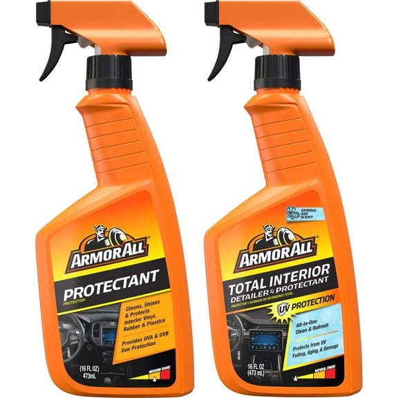 Armor All Total Interior Detailing and Protection Kit, 2-Piece Bundle (16 fl oz each)