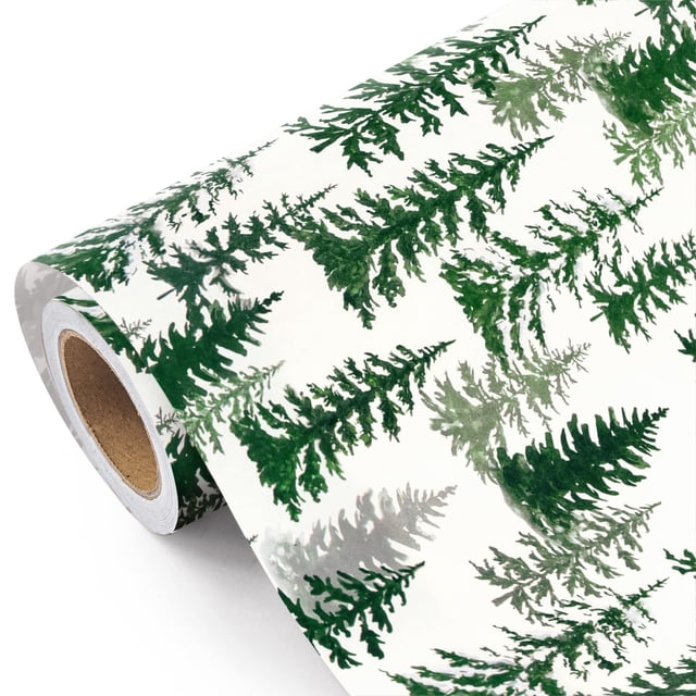 Papel de regalo WRAPAHOLIC Kraft para Navidad, rollo de 43 x 10 m