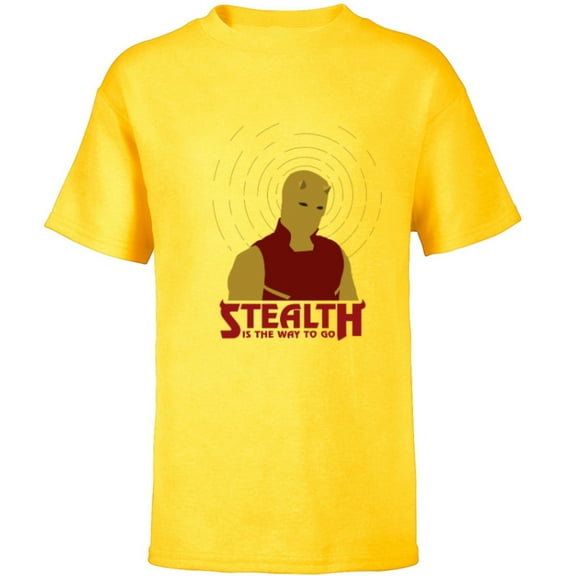 Marvel Daredevil Stealth is the Way to Go She-Hulk Disney  - Short Sleeve T-Shirt for Kids - Customized-Yellow