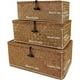 thumbnail image 2 of Aufbewahrungskorb aus geflochtenem Rattan, Aufbewahrungsbox mit Deckel, Seegras, W?schek?rbe, Make-up-Organizer für Badezimmer, Wohnzimmer, Küche-Erh?ltlich in 3 Modellen (S, M, L), 2 of 7
