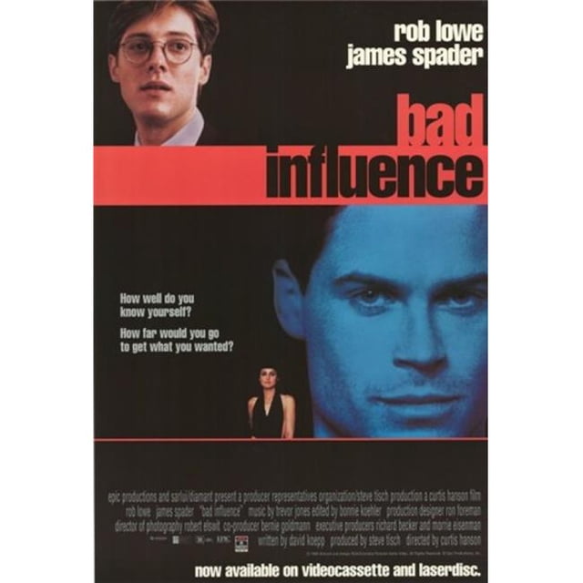 Posterazzi MOV216055 Bad Influence Movie Poster - 11 x 17 in.