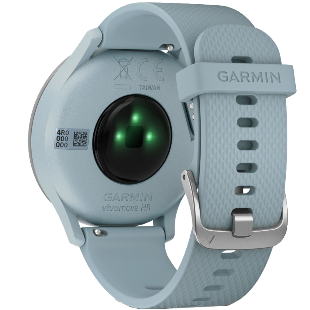 Garmin Vivomove HR Sport Silver with Sea Foam Silicone (c