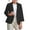 Black, variant on Boy's Formal Blazers Casual Button Suit Jacket Solid Formal Suits School Dress Uniform Coats Dinner Party Tuxedo Blazer Suit Jackets, White, 3-4 Years