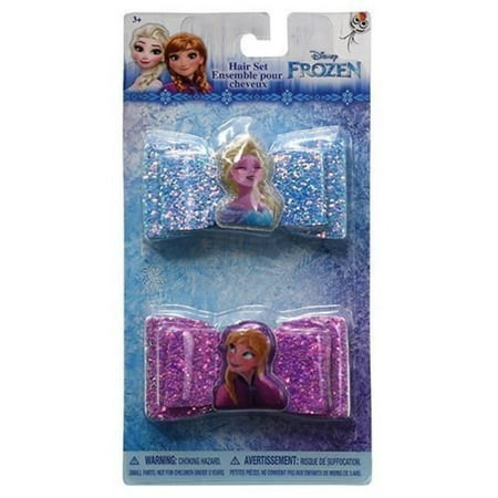 Frozen 2 Pack Hair Clip Bows