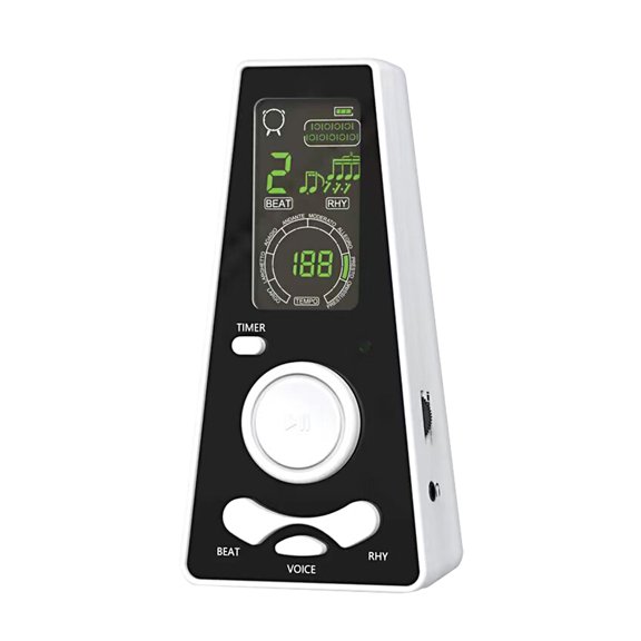 Metronomes,And Beat Speed With Universal With Universal With Piano Violin Drum Beat Speed Battery Or Usb Cable With And Speed Battery Or Cable Powered Piano Battery Or Usb White