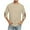 Beige, variant on FAIWAD Shrits for Men Crewneck 3/4 Sleeve Casual Pullover Tops Trendy Patchwork Workout Daily Tshirts