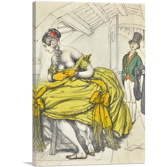 ARTCANVAS The Surprise Canvas Art Print by Leon Bakst - Size: 12" x 8" (0.75" Deep)