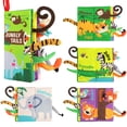 thumbnail image 1 of beiens Baby Books Toys, Touch and Feel Crinkle Cloth Book for Infant Baby 0-3-6-12-18 Months, Early Development Interactive Stroller Soft Toys, Shower Gifts Christmas Stocking Stuffers for Boys Girls, 1 of 5
