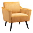 thumbnail image 1 of ZUO Bastille Accent Chair Yellow, 1 of 11