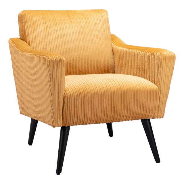 ZUO Bastille Accent Chair Yellow