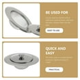 thumbnail image 3 of FENGGUIQU 2Sets Kitchen Sink Strainer Stainless Steel Sink Drain Sifter Rustproof Metal Filter, 3 of 4