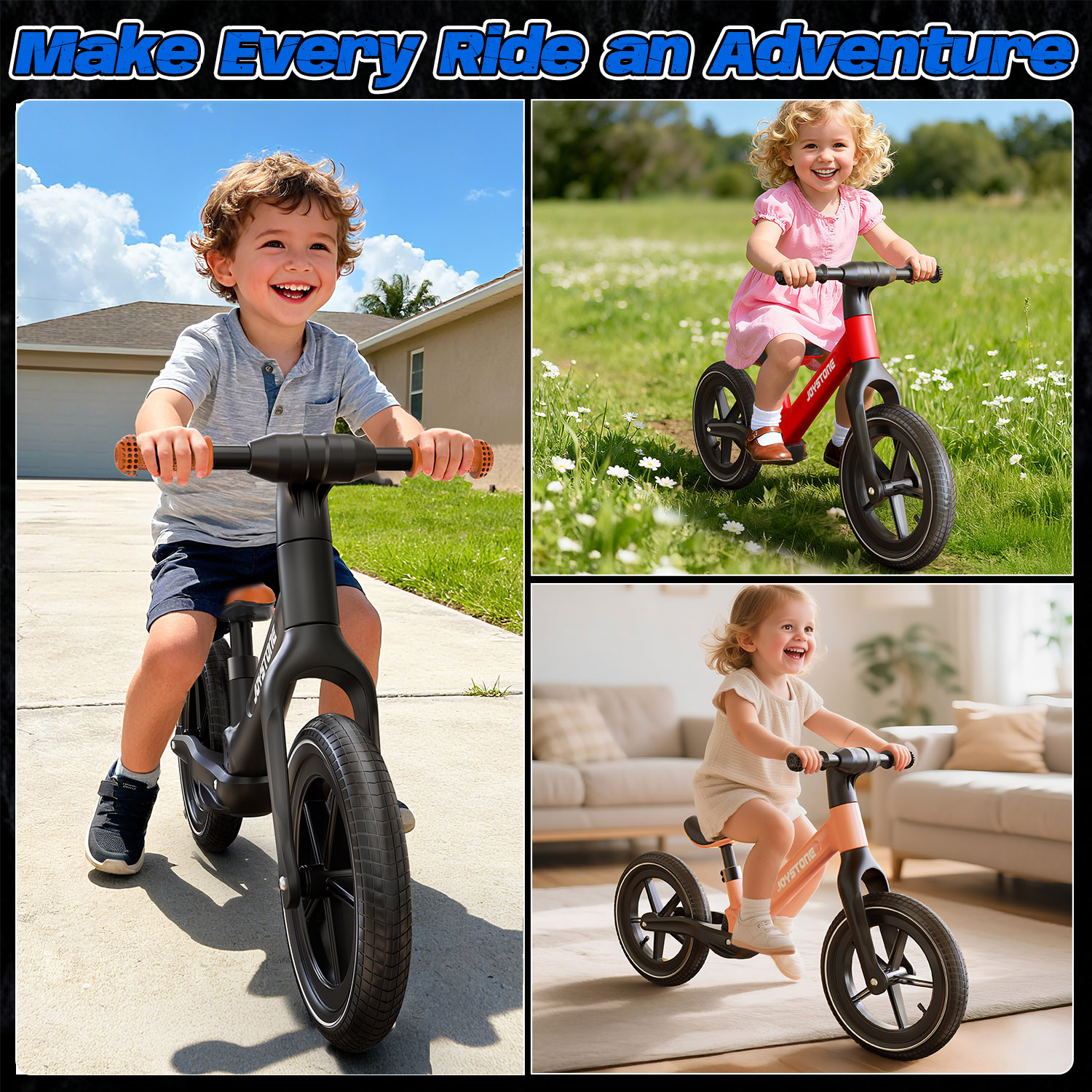 JoyStone 14" Balance Bike for Kids, Ages 2-6 Years photo 4