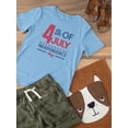 thumbnail image 3 of 4Th July Stars Banner T-Shirt Toddler -Image by Shutterstock,  5 Toddler, 3 of 4