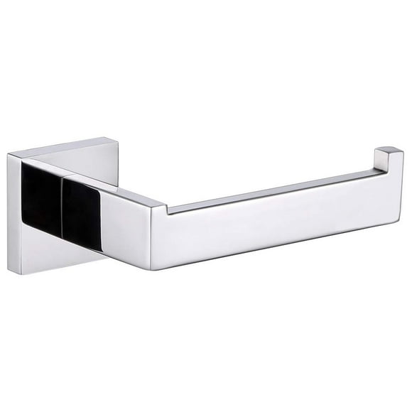 Toilet Paper Holder Angle Simple Sus304 Stainless Steel Bathroom Tissue Holder Open Arm Toilet Paper Roll Hanger Wall Mount Polished Chrome