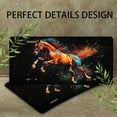 thumbnail image 4 of Dynamic Galloping Horse with Color Explosion Front License Plate, Funny Standard Plates Personalized Novelty Decorative For Men/Women/Boys/Girls Car 6×12 Inch, 4 of 7