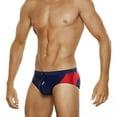 thumbnail image 5 of Men's Racing Stripes Swim Briefs Water Sports Swimwear, 5 of 21