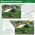 thumbnail image 3 of Large Metal Chicken Coop 13.1x9.8x6.6 ft Chicken Cage Hen House Poultry Rabbit Hutch Enclosuse with Waterproof Cover, 3 of 13