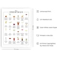 thumbnail image 2 of Cocktail Mixology Wall Art Print for Bar - by Haus and Hues | Alcohol Themed for Kitchen Home, Office, Apartment Décor, Cocktail Poster, UNFRAMED 12" x 16", 2 of 6
