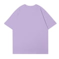 thumbnail image 6 of America 250 Shirts for Men Independence Day Usa Flag Print Crew Neck Short Sleeve Shirts Big and Tall Relaxed Fit Comfy Beach Vacation Tshirt, Purple, #01 Purple, 6 of 6