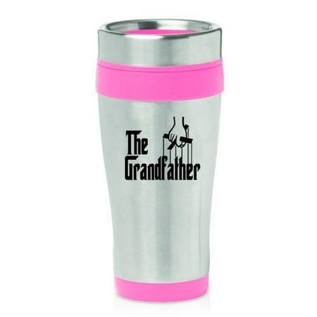 

16oz Insulated Stainless Steel Travel Mug The Grandfather (Pink) MIP