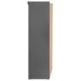 thumbnail image 6 of Pemberly Row Modern Wood Double Sliding Door Wardrobe Natural Oak / Gray, 6 of 8