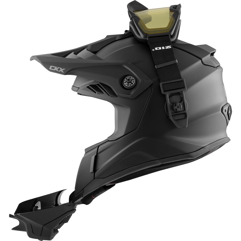 CKX Titan Air Flow Full Face Snowmobile Helmet Matte Black 509744