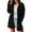 Black, variant on Women's Cardigans Women Solid Color Loose Fashion Patchwork Sweater Knit Long Sleeve Cardigan Coat (Black,S)