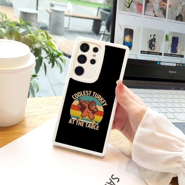 Muestra tu personalidad con una funda para teléfono plateada mate con gráficos creativos y duraderos