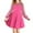 Style4-Hot Pink, variant on Little Girls Clothes Toddler Girls Dresses 5T Party Contrast Mesh Puff Long Sleeve Dress Kids High Waist A Line Casual Party Sundress Summer Flowing Tiered Layered Midi Dresses