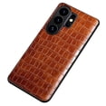 thumbnail image 1 of Case For Samsung Galaxy S26 Ultra/S26 Plus/S26, Genuine Leather Shell With Scratch-Resistant Supports Wireless Charging Cover, 1 of 4