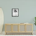 thumbnail image 2 of Stupell Industries Single Palm Tree Monochrome Tropical Beach Plant Photograph Jet Black Floating Framed Canvas Print Wall Art, Design by Graffitee Studios, 2 of 5