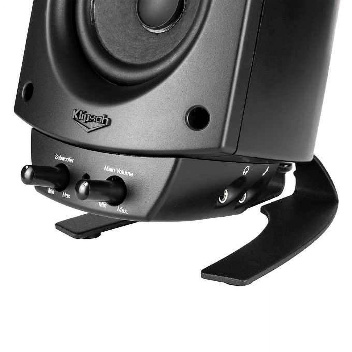 Klipsch ProMedia 2.1 Speaker System, 160 W RMS, Black - image 4 of 8