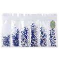 thumbnail image 1 of Flatback Rhinestone 6-Size Shiny DIY Round Crystal Gem Flatback Gem for Nail Art, 1 of 10