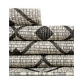 thumbnail image 5 of Unique Loom Outdoor Trellis Collection Area Rug - Tribal Trellis (3' 1" x 5' 3" Rectangle Gray/Black), 5 of 7