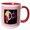 Red/White, variant on 3drose, Daddys Girl, 11oz Two-tone Red Mug