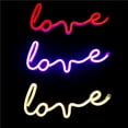 thumbnail image 2 of Luz De Modelado De Letras De Amor, Señal De Amor, Luz De Niña, Decoración De Niña Suave, Luz De Neón, Luz De Neón Led Inevent HA025017-03, 2 of 7