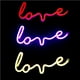 thumbnail image 3 of Luz De Modelado De Letras De Amor, Señal De Amor, Luz De Niña, Decoración De Niña Suave, Luz De Neón, Luz De Neón Led Methold HA025017-01, 3 of 7