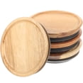thumbnail image 1 of 4 tapas de boca ancha para tarros de albañil, de madera, redondas, de silicona, selladas, para almacenamiento, 1 of 6