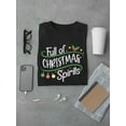 thumbnail image 3 of Full Of Christmas Spirits T-Shirt Men -Smartprints Designs, Male x-Large, 3 of 4