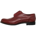 thumbnail image 7 of Stacy Adams Madison Anaconda Print Leather Shoes Red 00055-600, 7 of 7