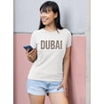thumbnail image 2 of Dubai Bronze Desert T-Shirt Women -Image by Shutterstock, Female Small, 2 of 4